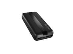 HADEX Externí baterie - powerbank 20000mAh černá