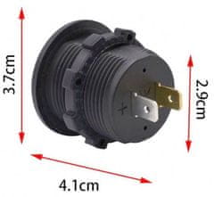 HADEX Voltmetr panelový CS489-A1, rozsah 3,5-30VC, bargraf 11,3-15V