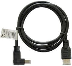 HADEX Kabel HDMI(A)-HDMI(A) úhlový 1,5m Savio CL-04