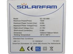 HADEX Fotovoltaický solární panel 12V/150W, SZ-150-36M,1045x768x30mm