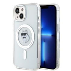 Karl Lagerfeld  IML Choupette MagSafe Zadní Kryt pro iPhone 15 Transparent