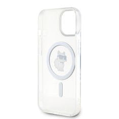 Karl Lagerfeld  IML Choupette MagSafe Zadní Kryt pro iPhone 15 Transparent