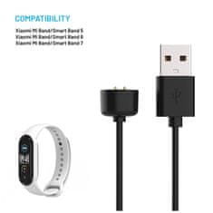 FIXED Nabíjecí USB-A kabel pro Xiaomi Mi Band/Smart Band 5/6/7, černý FIXDW-989