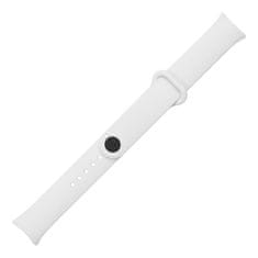 FIXED Silikonový řemínek Silicone Strap pro Xiaomi Mi Band 8/Smart Band 9, bílý FIXSSTB-1176-WH