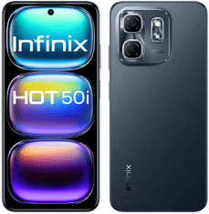 Infinix Smartphone Hot 50i, 4GB/128GB, Sleek Black