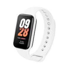 FIXED Silikonový řemínek Silicone Strap pro Xiaomi Smart Band 8 Active, bílý FIXSSTB-1416-WH