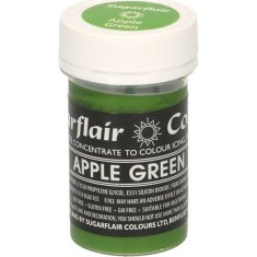 Gelová barva apple green pastelová 25g - Sugarflair