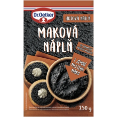 Dr. Oetker Maková náplň, 250g - Dr. Oetker