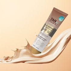 Tónovaný opalovací krém na obličej SPF 50 Daily Defence (Tinted Facial Sunscreen) 50 ml