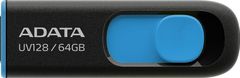 Adata DashDrive UV128 64GB / USB 3.1 / černo-modrá