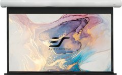 Elite Screens plátno elektrické motorové 100" (254cm)/ 16:9/ 124,5×221,5cm/ case bílý/ 12" drop/ MaxWhite FG