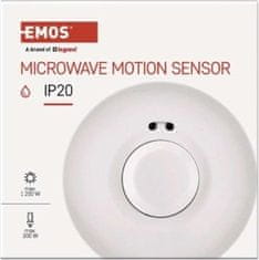 Emos MW senzor (pohybové čidlo) IP20 1200W, bílý