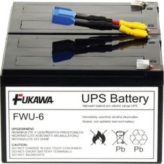 Fiamm FUKAWA olověná baterie FWU6 do UPS APC/ náhradní baterie za RBC6/ 24V/ 12Ah/ životnost 5 let