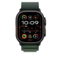 Apple Watch Acc/49/Dark Green Alpine Loop-L-Black Titan