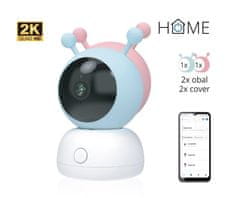 iGET HOME Camera CS2 Baby - bezdrátová kamerová 2K chůvička, 2 obaly v balení, detekce pláče