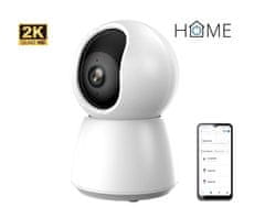 iGET HOME Camera CS4 White - bezdrátová vnitřní 2K kamera, Auto tracking, LAN port, zvuk