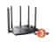 Tenda TX12 Pro AX3000 WiFi6 Router, 1x GWAN, 3x GLAN, IPv6, 5x 6dBi, WPA3, Mesh, CZ app