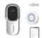 iGET HOME Doorbell DS1 White + CHS1 White - WiFi bateriový videozvonek, set s reproduktorem, CZ app