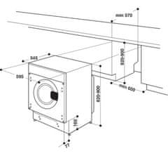 Whirlpool Vestavná pračka BI WMWG 91484E EU