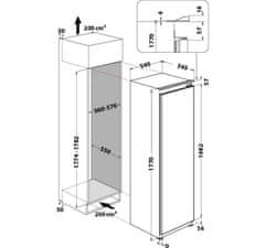 Whirlpool Vestavný mrazák AFB 18401