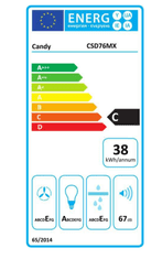 Candy Klasický odsavač par CSD76MX