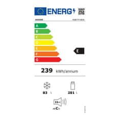 Hoover Vestavná kombinovaná chladnička HOBT 7719EW