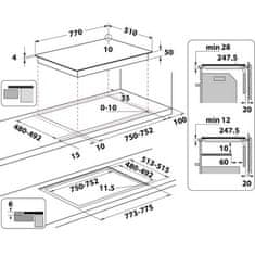 Whirlpool Indukční varná deska WF S1577 CPNE