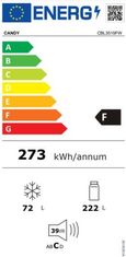 Candy Vestavná kombinovaná chladnička CBL3519FW