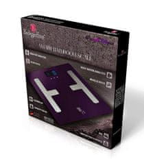 Berlingerhaus Osobní váha Smart s tělesnou analýzou 150 kg Purple Metallic Line BH-9223