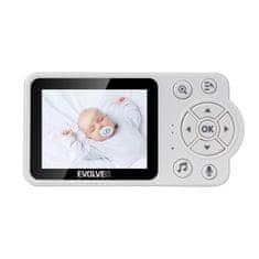 EVOLVEO Baby Monitor N3, dětská video-chůvička, Růžová