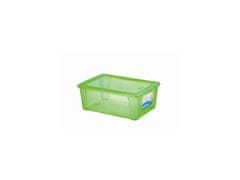 Stefanplast Box úložný SCATOLA 10l, 36,5x25,5x14cm s víkem plastový, ZE