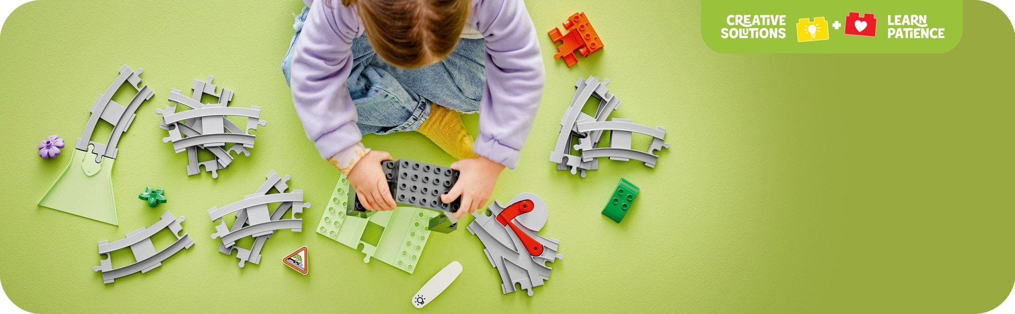 LEGO DUPLO 10425 Železniční tunel a koleje – rozšiřující sada