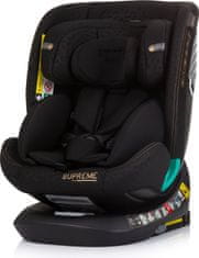 CHIPOLINO Autosedačka Supreme i-Size 40-150cm Isofix 360, Obsidian