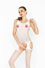 Passion Bodystocking Passion BS029 bílý