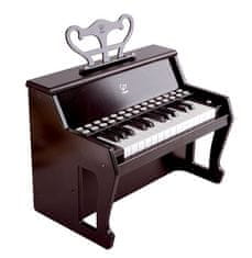 Hape Dětské Piano černá, uč se světly