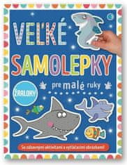 Velké samolepky a omalovánky pre malé ruky Žraloky