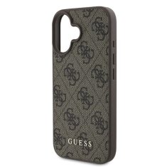 Guess Originální zadní kryt hardcase 4G Classic GUHCP16SG4GFBR pro iPhone 16 brown