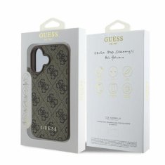 Guess Originální zadní kryt hardcase 4G Classic GUHCP16SG4GFBR pro iPhone 16 brown