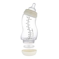 CANPOL BABIES Lahev kojenecká so širokým hrdlem antikoliková S-Shape 310ml