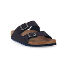 Birkenstock Pantofle hnědé 44 EU Arizona Desert Dust Indigo Vegcalz S