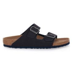 Birkenstock Pantofle hnědé 44 EU Arizona Desert Dust Indigo Vegcalz S