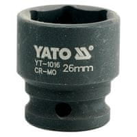 YATO Kovaný vnitřní nástrčný klíč hluboký 1/2" šestihranný 26 mm CrMo YATO - YT-1016