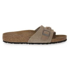 Birkenstock Pantofle béžové 38 EU Oita Braided Taupe Suede Calz S