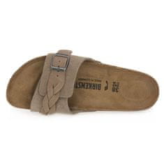 Birkenstock Pantofle béžové 38 EU Oita Braided Taupe Suede Calz S