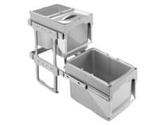 Sinks EK9104 TANDEM FRONT 40 ANTA UNICA Odpadkový koš - sorter, vestavný, výsuvný 2x16l + 1x34l