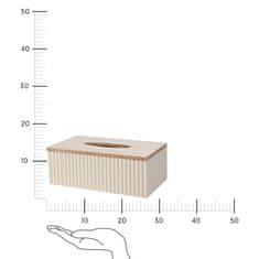 Intesi Krabice na kapesníky Borjan béžová