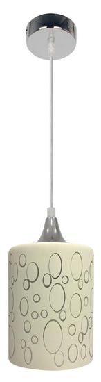 Intesi Závěsná lampa Sand 12 1x40W E27 chrom