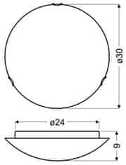 Intesi Stropní svítidlo Vertico 30 1x60W E27