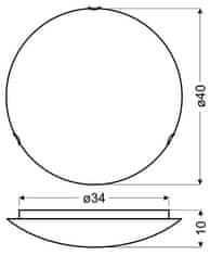 Intesi Stropní svítidlo Duna plaf 40 bi ch 2x60W