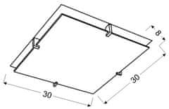 Intesi Stropní svítidlo Fikus 30x30 1x60W E27 chrom